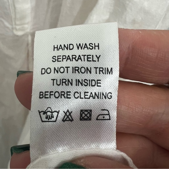 Revolve Tularosa S Kirsten White Embroidered Cotton Cottagecore Boho Midi Dress - Picture 11 of 11